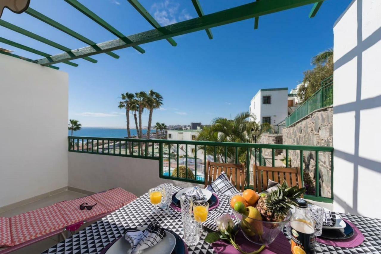 Sea View 2Br Toploctaion Heated Pool 5 Min To Beach San Agustín المظهر الخارجي الصورة